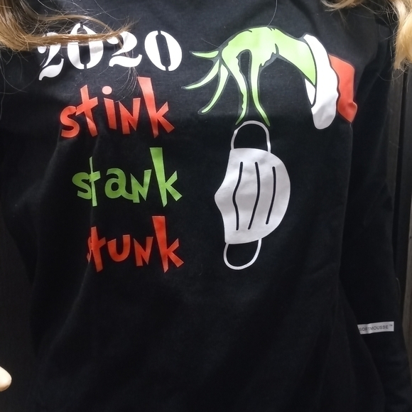 STINK STANK STUNK Graphic T-Shirt w/leggings - M - Picture 4 of 4